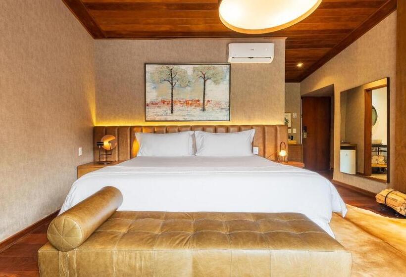 스위트 킹사이즈 침대, Pousada Boutique Figueira Da Serra