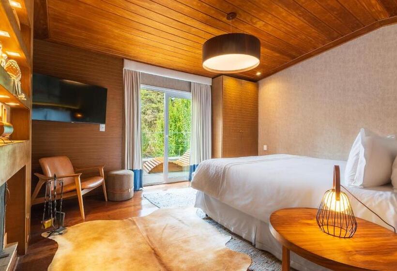 스위트 킹사이즈 침대, Pousada Boutique Figueira Da Serra