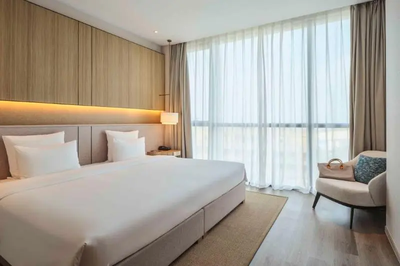 キングサイズベッドのスーペリアルーム, Novotel Shanghai Qingpu Excellence
