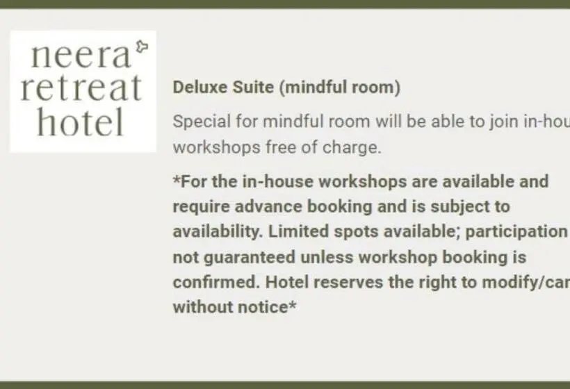 اتاق لوکس با بالکن, Neera Retreat