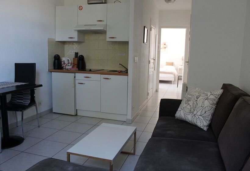 バルコニー付き1ベッドルームアパートメント, Kimi Résidence