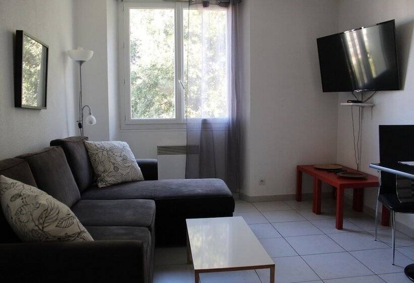 バルコニー付き1ベッドルームアパートメント, Kimi Résidence