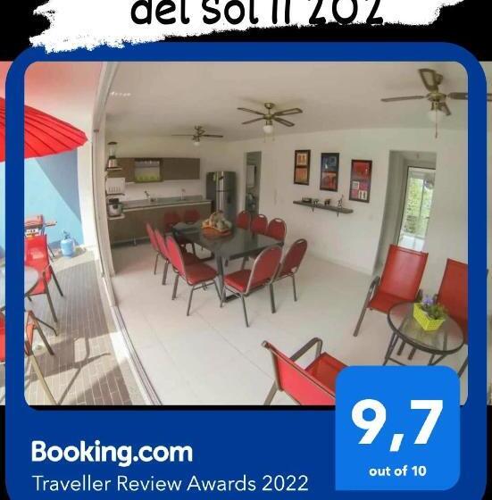 テラス付き１ベッドルームアパートメント, Condominio Terrazas Del Sol 11   202