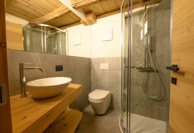 בית, חדר שינה 1, Casera Pian Grand Wellness Lodge