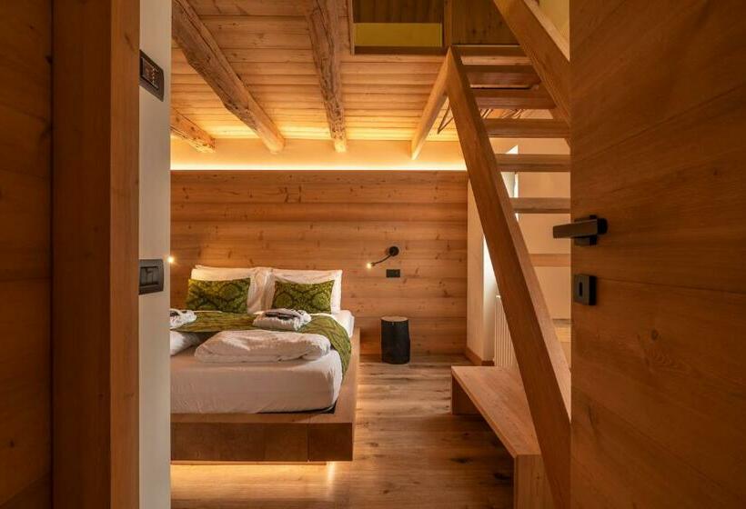 בית, חדר שינה 1, Casera Pian Grand Wellness Lodge