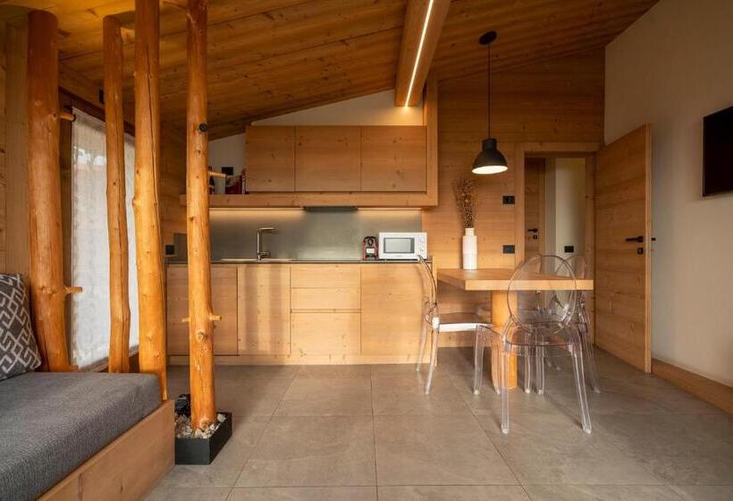 בית, חדר שינה 1, Casera Pian Grand Wellness Lodge