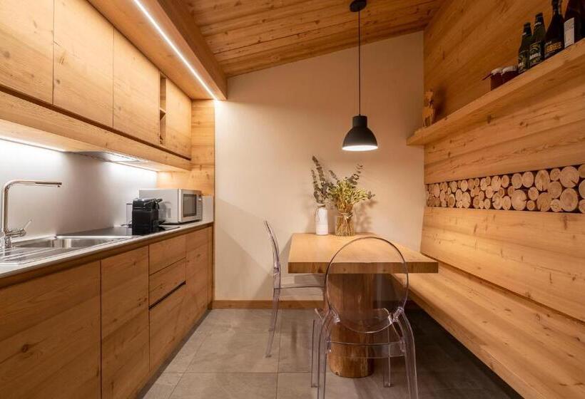 דירת חדר, Casera Pian Grand Wellness Lodge