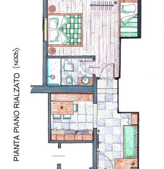 דירת חדר, Casera Pian Grand Wellness Lodge