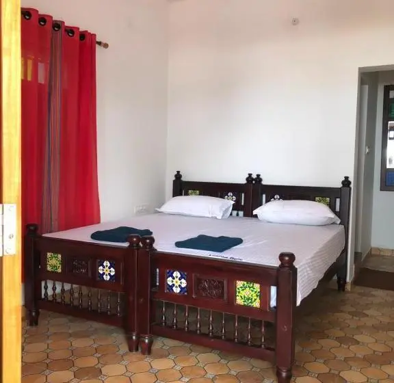 オーシャンビューデラックスルーム, Lemon Dew Beach House, Alleppey Beach