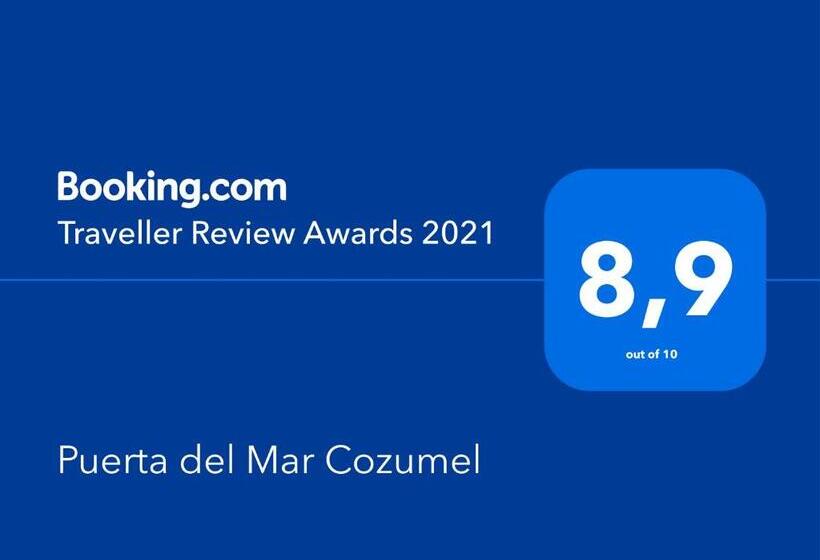 小型套房带海景, Puerta Del Mar Cozumel