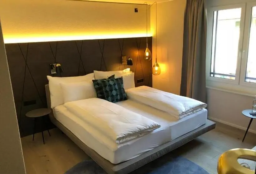 キングサイズベッドのスタンダードルーム, Boutique Hotel Sonne Seuzach