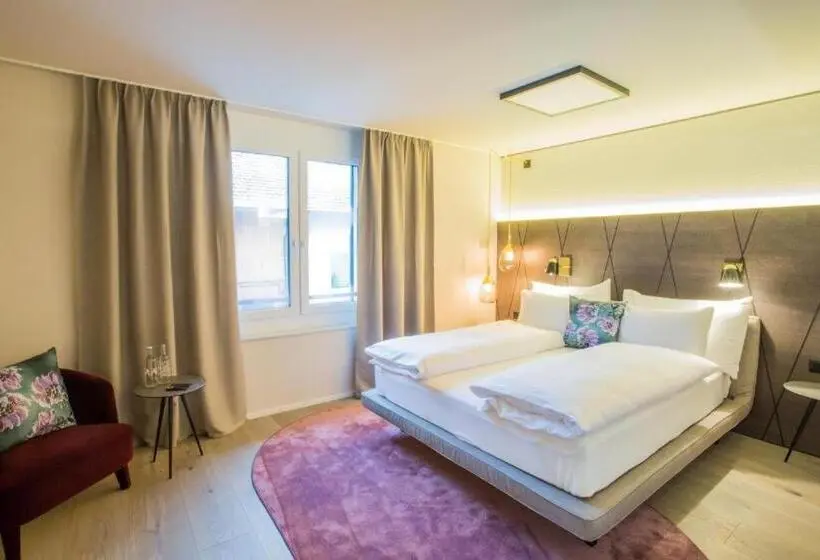 キングサイズベッドのスタンダードルーム, Boutique Hotel Sonne Seuzach