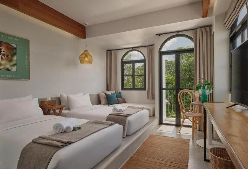 标准间带阳台, The Motifs Eco Hotel   Sha Extra Plus