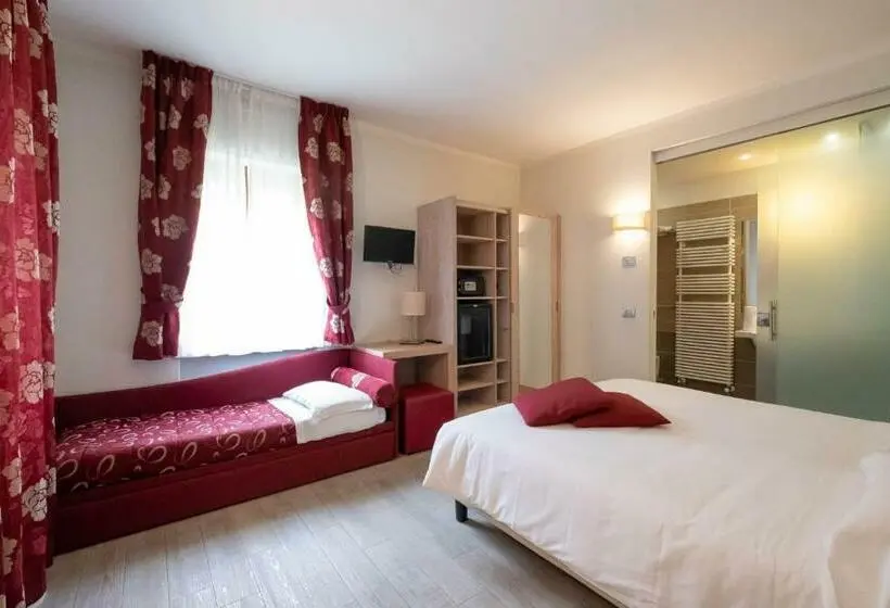キングサイズベッドのデラックスルーム, Albergo Monte Giove