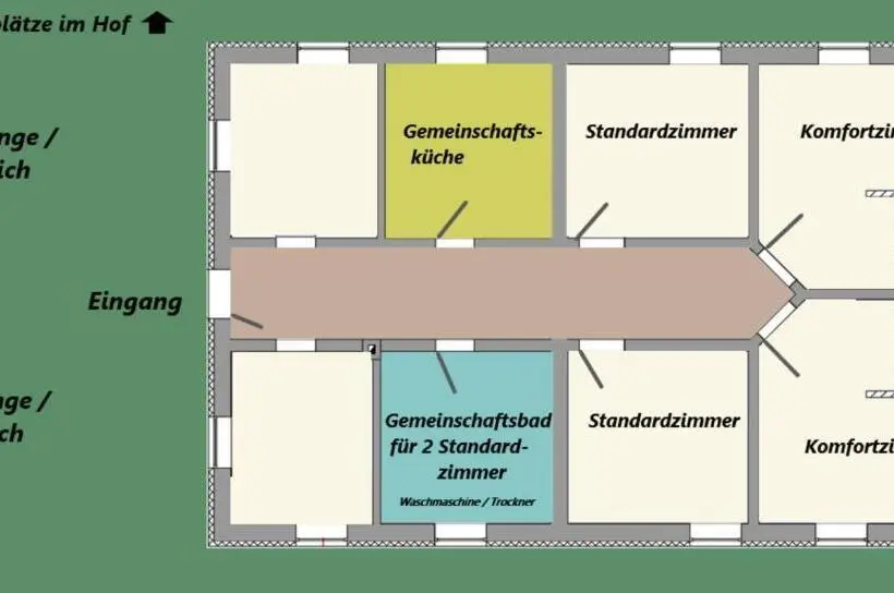スタンダードトリプルルーム, Landhaus Kirchberg