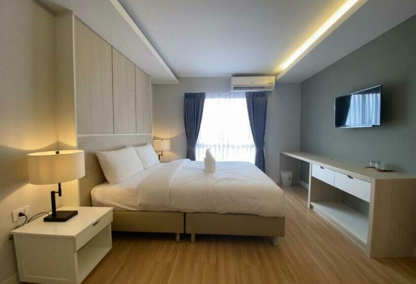 غرفة ديلوكس, Greenhills Resort Si Racha