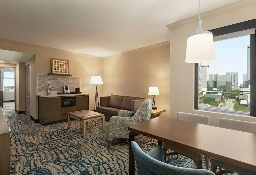 ダブルベッドのスタンダードスタジオ, Embassy Suites By Hilton Tampa Downtown Convention Center