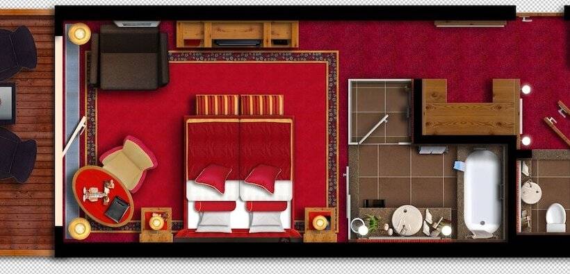 Номер Superior, Kempinski Hotel Das Tirol
