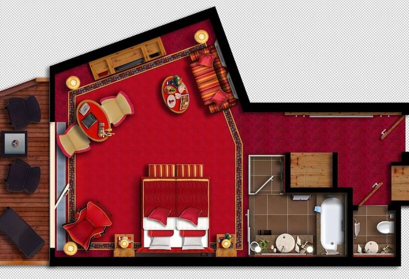 经典小型套房, Kempinski Hotel Das Tirol