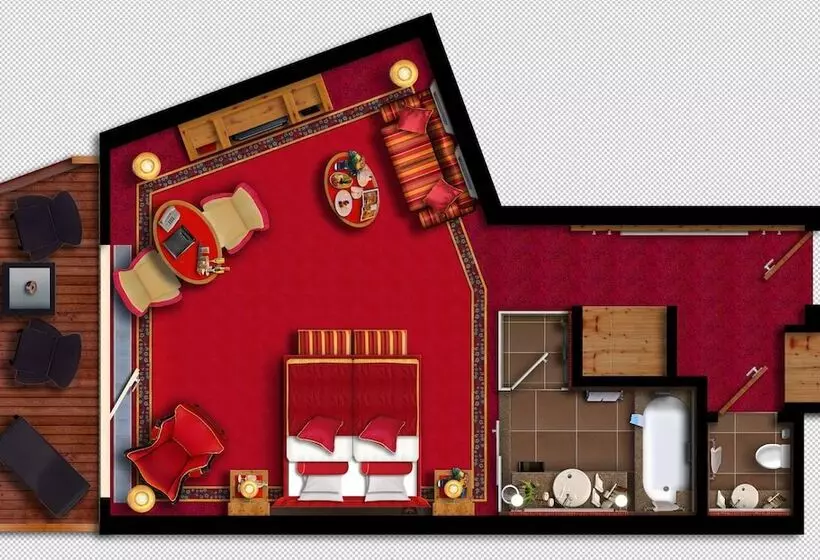 クラシックジュニアスイート, Kempinski Hotel Das Tirol