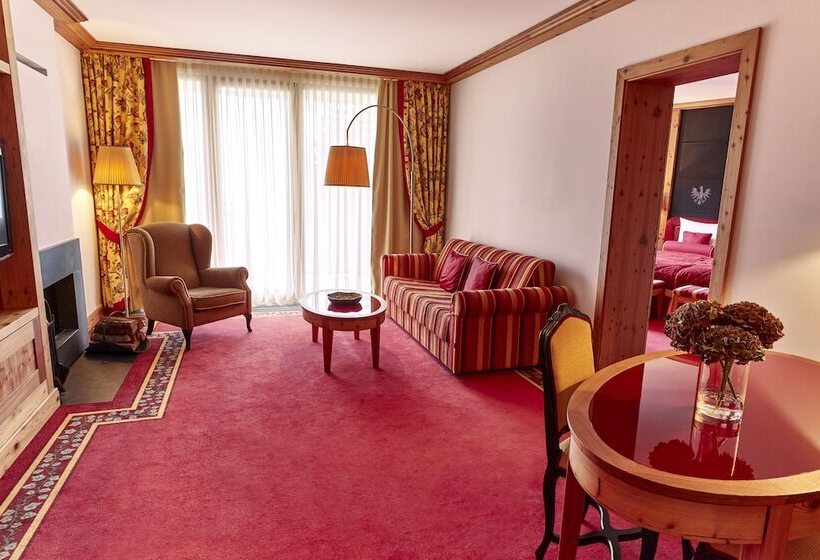 家庭套房, Kempinski Hotel Das Tirol