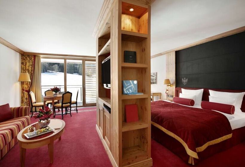 디럭스 주니어 스위트, Kempinski Hotel Das Tirol