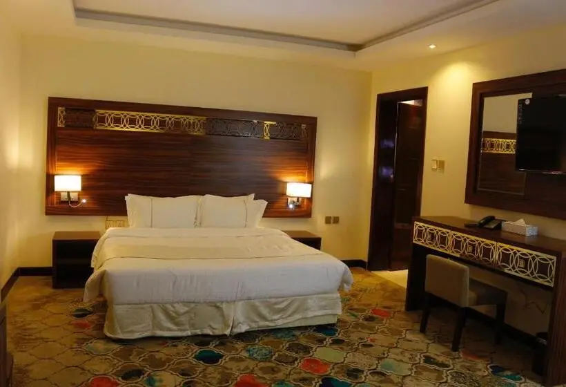 Deluxe-huone King-vuode, Central Park Hotel Bisha