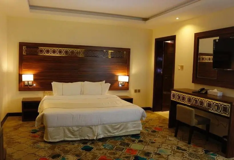 Deluxe-huone King-vuode, Central Park Hotel Bisha