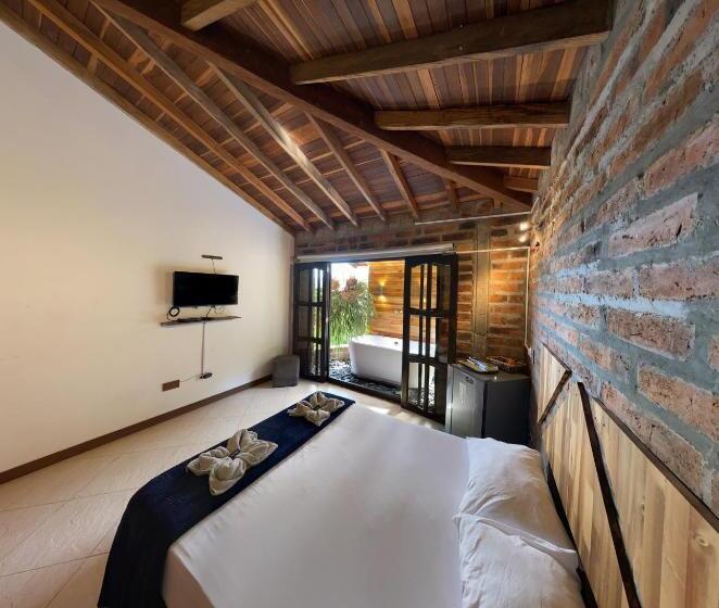 חדר סטנדרט עם ג'קוזי, Finca Hotel Tierra Verde