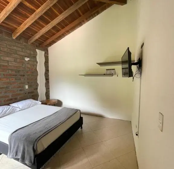 Standard room with outdoor bath, Finca Hotel Tierra Verde