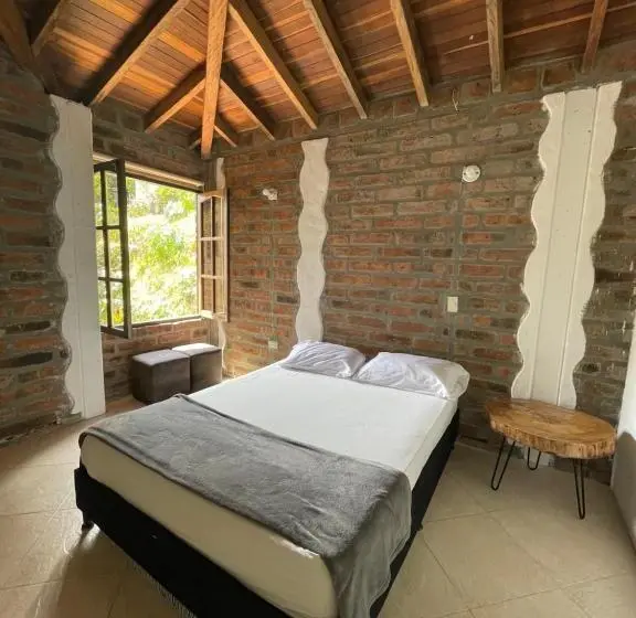 Standard room with outdoor bath, Finca Hotel Tierra Verde