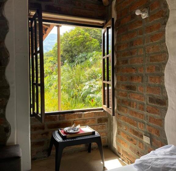 غرفة قياسية مع حمام خارجي, Finca Hotel Tierra Verde