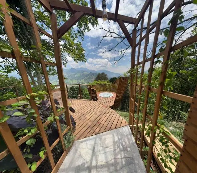 ガーデンビューの１ベッドルームビラ, Finca Hotel Tierra Verde