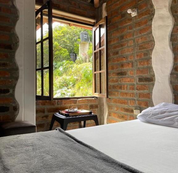 غرفة قياسية مع حمام خارجي, Finca Hotel Tierra Verde