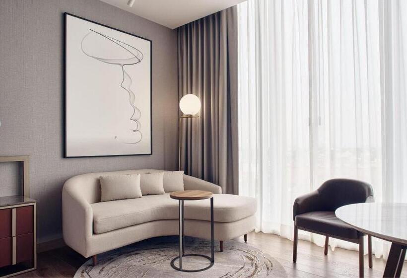 اتاق دلوکس با تخت کینگ و چشمانداز شهر, Jw Marriott Hotel Guadalajara