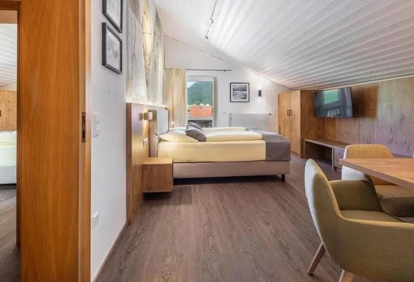 景色の見える一ベッドルームアパートメント, Aparthotel Chiemgaufuchs