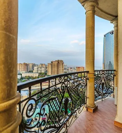 آپارتمان 1 خوابه با چشم‌انداز دریا, Baku Avangard Apartment