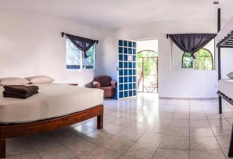 اتاق استاندارد چهار تخته, Hostel Oryx Tulum