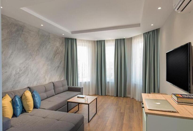 Апартаменты Deluxe 1 Спальня Вид на Море, Casa Paradiso Beach Residence