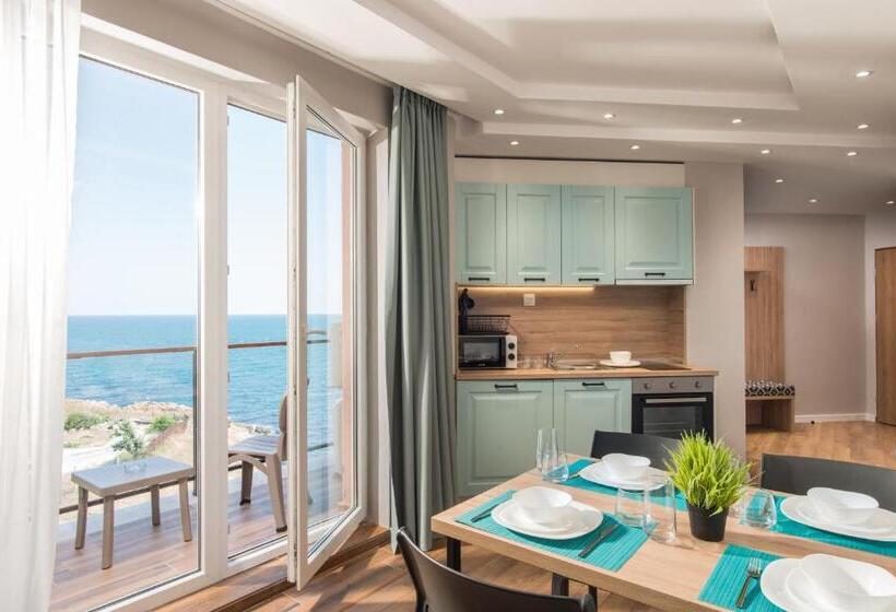 1침실 디럭스 아파트 바다 전망, Casa Paradiso Beach Residence