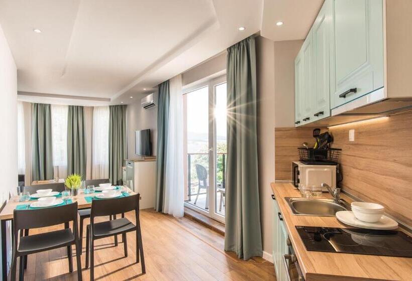 2침실 디럭스 아파트 바다 전망, Casa Paradiso Beach Residence