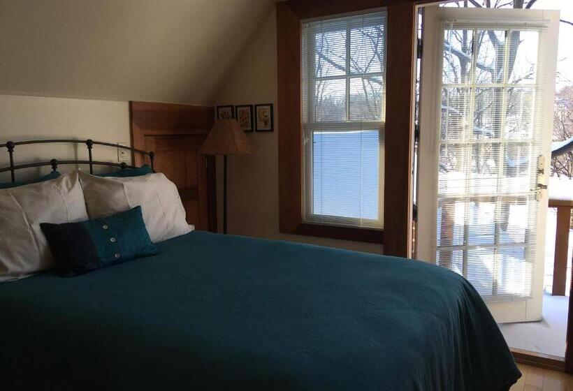 اتاق استاندارد با بالکن, Baxter House Bed & Breakfast And Apartment