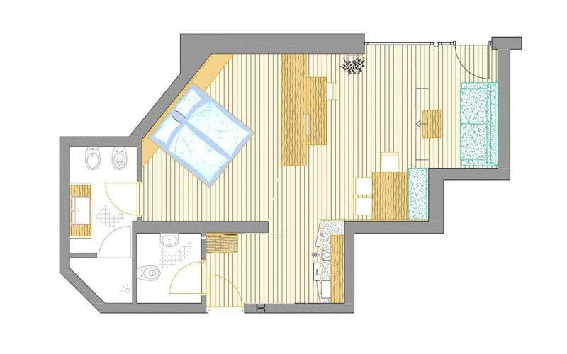 Студио Стандарт с Террасой, Apparthotel Gartenresidence Nalserhof