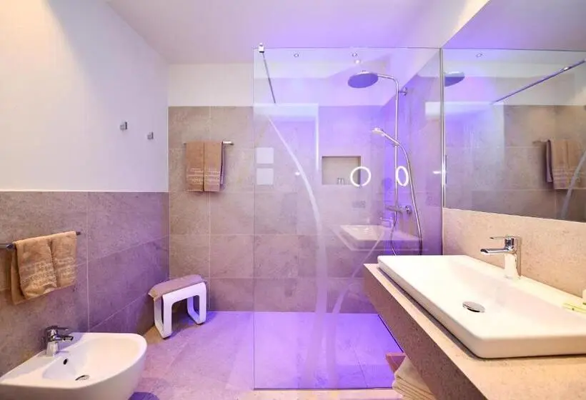 Huoneisto 1 Makuuhuone Näkymä, Apparthotel Gartenresidence Nalserhof
