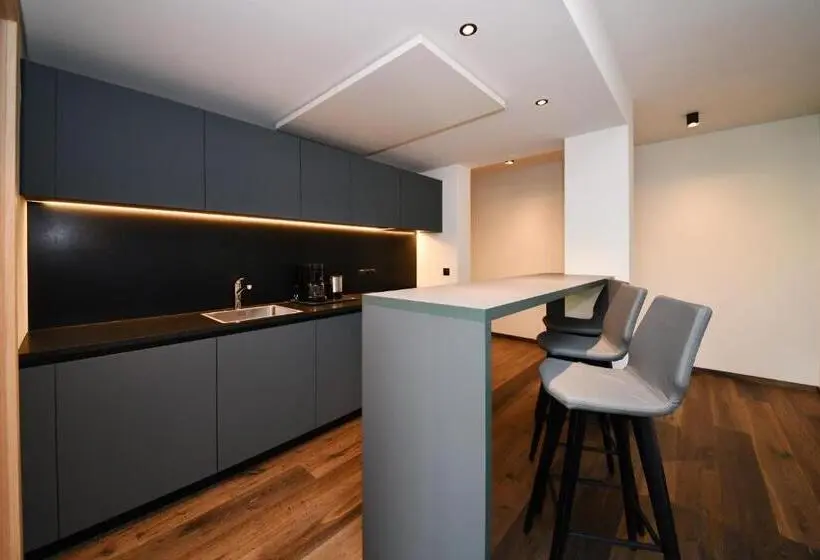 Deluxe-huoneisto 1 Makuuhuone, Apparthotel Gartenresidence Nalserhof