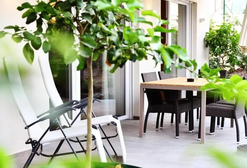 Deluxe-huoneisto 1 Makuuhuone, Apparthotel Gartenresidence Nalserhof