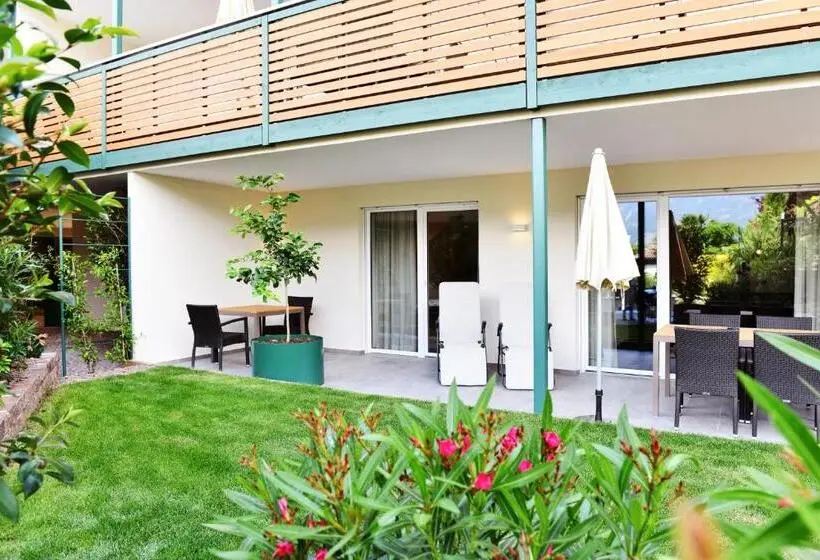 Deluxe-huoneisto 1 Makuuhuone, Apparthotel Gartenresidence Nalserhof
