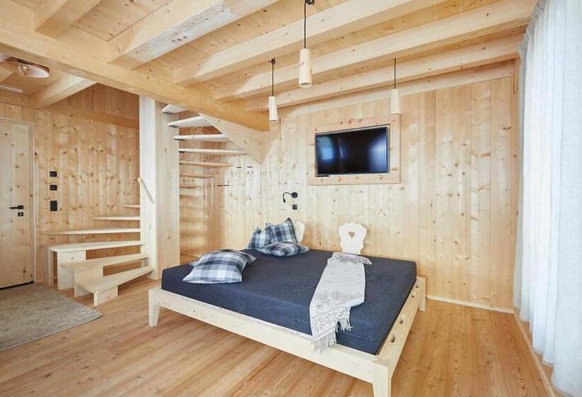 Шале 1 Спальня, Apparthotel Bio Natur Refugium Blaslahof