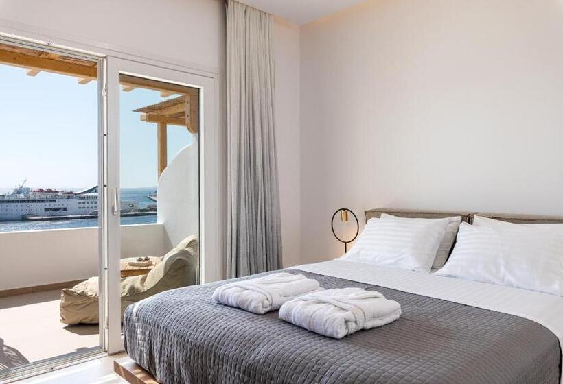 חדר דלוקס נוף לים, Avra Mykonos