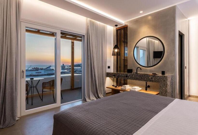 חדר דלוקס נוף לים, Avra Mykonos